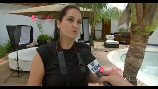 国外一群单腿截肢残模拍假肢广告