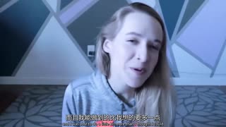 国外断腿截肢美女穿戴假肢练习瑜伽